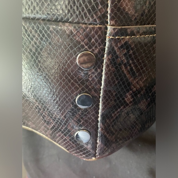 New Hammitt Backpack - Hunter Medium Olivine snake-embossed leather - Picture 5 of 12